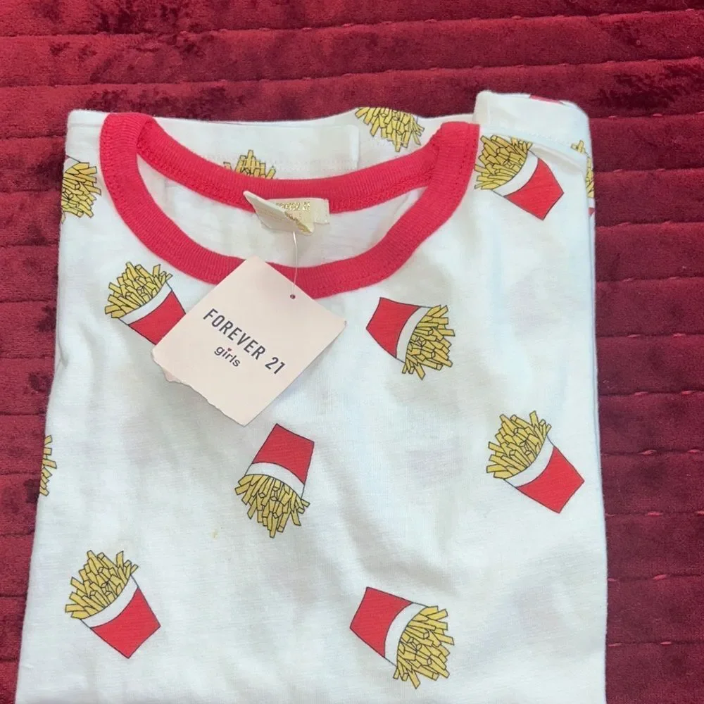 🍟 Forever 21 Ringer Tee French Fry 🍟 Fabulous!